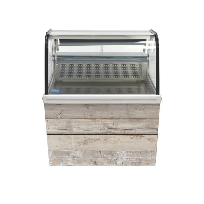 MAXIMA Gastro Kühlvitrine - 175 l - 92 cm - mit Ständer