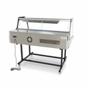 MAXIMA Gastro Kühlvitrine - 255 l - 125 cm - mit Ständer