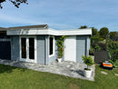 Fjordholz Flachdach Gartenhaus Modell Tobi 28 B