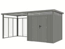 StarLine Metal Shed Model Style 4.45 m² Economy Set 5 Aluminum Grey