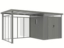 StarLine Metal Shed Model Style 4.45 m² Economy Set 5 Aluminum Grey
