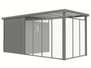 StarLine Metal Shed Model Style 4.45 m² Economy Set 5 Aluminum Grey