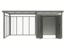 StarLine Metal Shed Model Style 4.45 m² Economy Set 5 Aluminum Grey