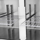 Vaiotec EASYLINE refrigerated counter 700 / 4-door incl. upstand - Monoblock