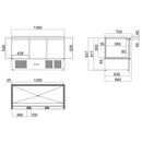 Vaiotec EASYLINE Mini 700 refrigerator / 3-compartment - with 3 doors