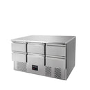 Vaiotec EASYLINE cooling table Mini 700 / 3-compartment - with 6 drawers
