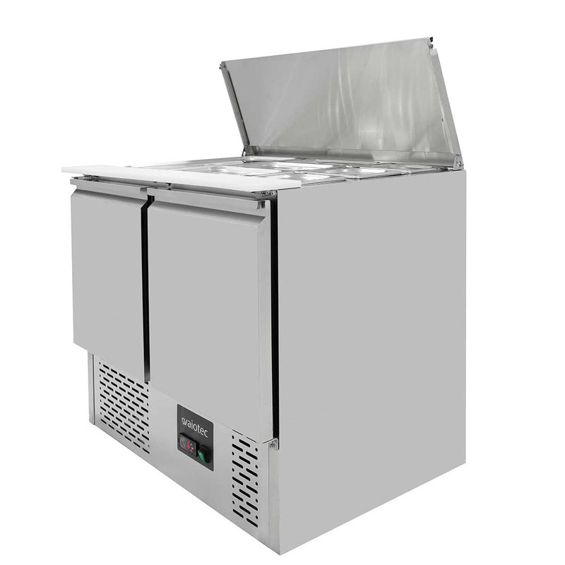 Saladette Vaiotec EASYLINE 700 / 2 compartiments avec couvercle à charnière 