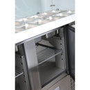 Vaiotec EASYLINE Saladette 700 / 2-compartment with square glass top