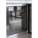 Vaiotec EASYLINE Saladette 700 / 2-compartment with square glass top