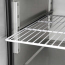 Vaiotec EASYLINE Saladette 700 / 2-compartment with square glass top