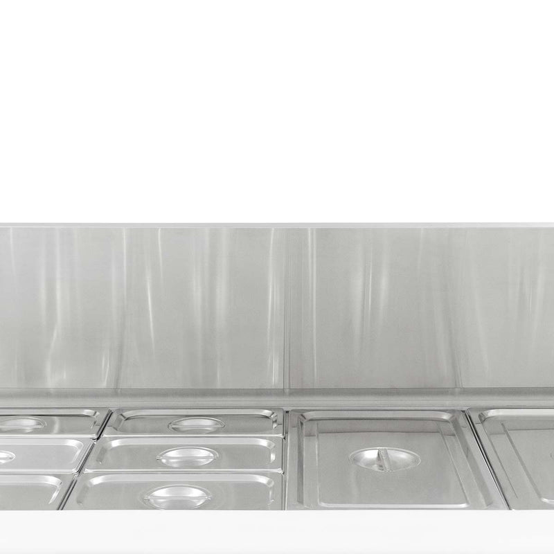 Saladette Vaiotec EASYLINE 700 / 3 compartiments avec couvercle à charnière 