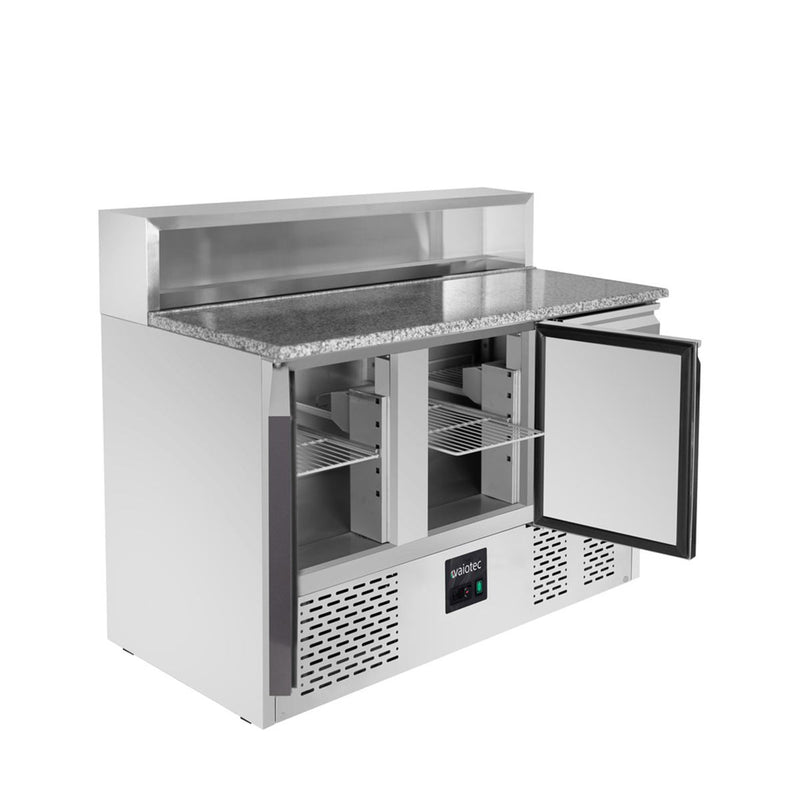 Saladette à pizza Vaiotec EASYLINE 700 / 3 compartiments - avec 3 portes
