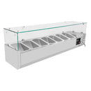 Vaiotec EASYLINE cooling unit 330 with glass cover 7xGN1/4 - 1500