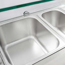 Vaiotec EASYLINE cooling unit 330 with glass cover 10xGN1/4 - 2000