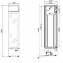 Vaiotec TOPLINE Getränkekühlschrank 160 Slim