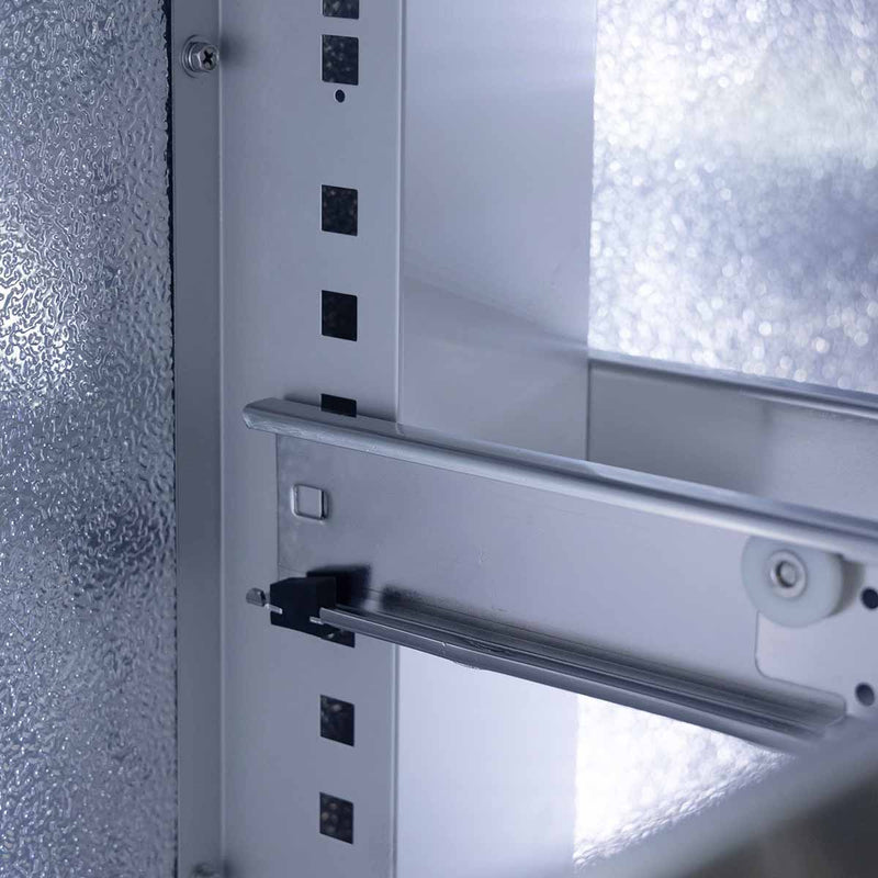 Vaiotec EASYLINE Barkühltisch schwarz / 6 Schubladen - 425 l