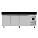 Vaiotec EASYLINE pizza cooling table 800 / 3-door "black"