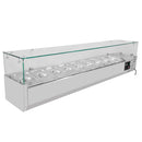 Vaiotec EASYLINE cooling unit 330 with glass cover 9xGN1/4 - 1800