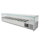Vaiotec EASYLINE cooling unit 330 with glass cover 9xGN1/4 - 1800