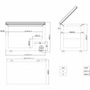 Vaiotec EASYLINE freezer 650 with hinged lid