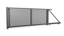 Metallzaun Schiebetor CORE slim Betriebsart: Manuell RAL 7016 Anthrazit