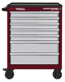 KRAFTWERK Workshop Trolley BT700s 60/40 7 Drawers Red-Grey
