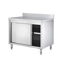 Vaiotec EASYLINE work cabinet 600 / 2 sliding doors &amp; upstand W:1800