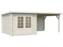 Palmako Gartenhaus Ella 6,9+8,2 m² aus Holz, 28 mm