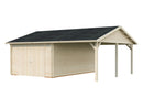 Palmako Roger 19,0+16,2 m2 mit Holztor