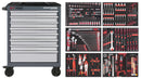 KRAFTWERK BT700 workshop trolley, 8 drawers, PRO, 296-piece set.