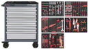 KRAFTWERK BT700 workshop trolley, 8 drawers, PRO, 236-piece set.