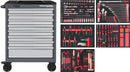 Chariot d'atelier KRAFTWERK BT700, ensemble de 243 pièces à 8 tiroirs