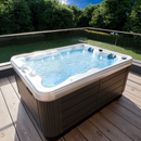 Tronitechnik Outdoor Whirpool Spa BOTTARO perlmutt weiß 210cm x160cm