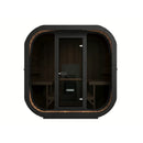 Fjordholz Fass-Sauna Modell Icon 220 Thermo mit Glasfront