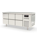 Vaiotec TOPLINE refrigerated table 700 / 3-way GN1/1 with 6 drawers