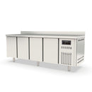 Vaiotec TOPLINE refrigerated table 700 / 4-way GN1/1 with 4 doors &amp; upstand