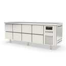 Vaiotec TOPLINE refrigerated table 700 / 4-way GN1/1 with 8 drawers