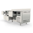 Vaiotec TOPLINE refrigerated table 700 / 4-way GN1/1 with 8 drawers &amp; upstand