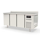 Vaiotec TOPLINE freezer table 700 / 3-compartment GN1/1 with 3 doors &amp; upstand