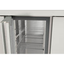 Vaiotec TOPLINE freezer table 700 / 3-way GN1/1 with 2 drawers / 2 doors &amp; upstand