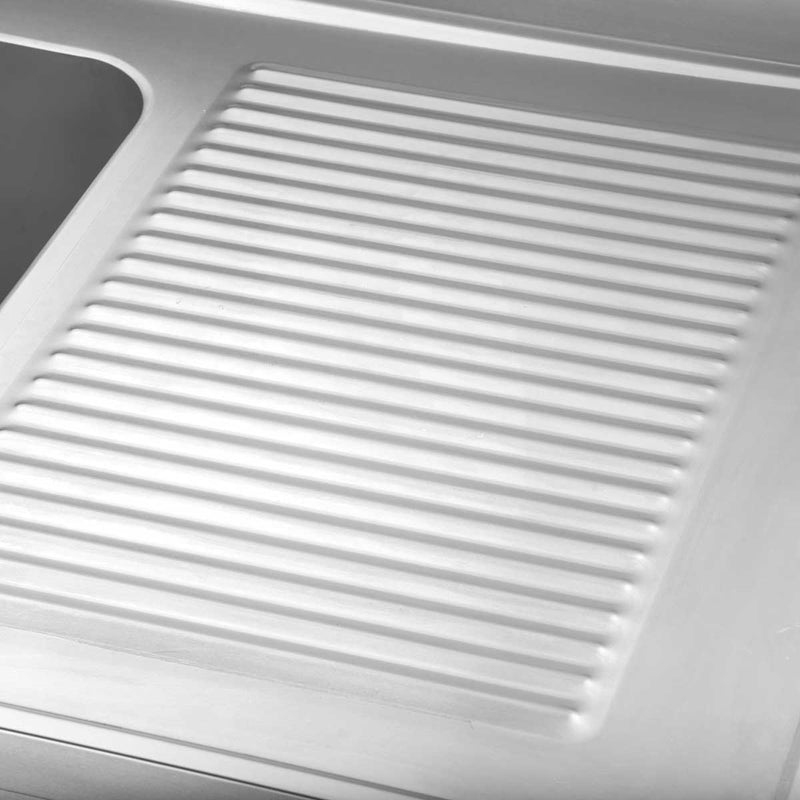 Vaiotec TOPLINE Spültisch 700 / 2 Becken links + Abtropffläche B:1400