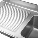 Vaiotec TOPLINE sink center 700 / 1 bowl right W:1400