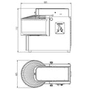 Vaiotec EASYLINE dough kneading machine with removable bowl - 40 liters / 400 volts