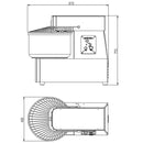 Vaiotec EASYLINE dough kneading machine fixed bowl - 40 liters / 400 volts