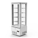 Vaiotec TOPLINE refrigerated display case 4 compartments / 92 liters "white"