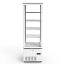 Vaiotec TOPLINE refrigerated display case 4 compartments / 237 liters "white"