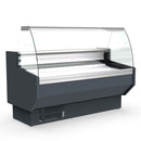 Vaiotec TOPLINE refrigerated counter 150 - curved front glass "gray"