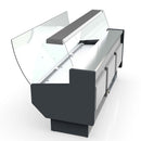 Vaiotec TOPLINE refrigerated counter 200 - curved front glass "white"