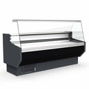 Vaiotec TOPLINE refrigerated counter 200 - straight front glass "black"