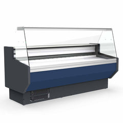 Vaiotec TOPLINE refrigerated counter 200 - straight front glass "blue" – Vorschau 1